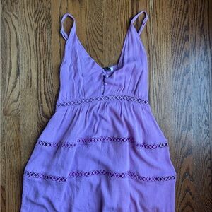Purple Sleeveless Dress